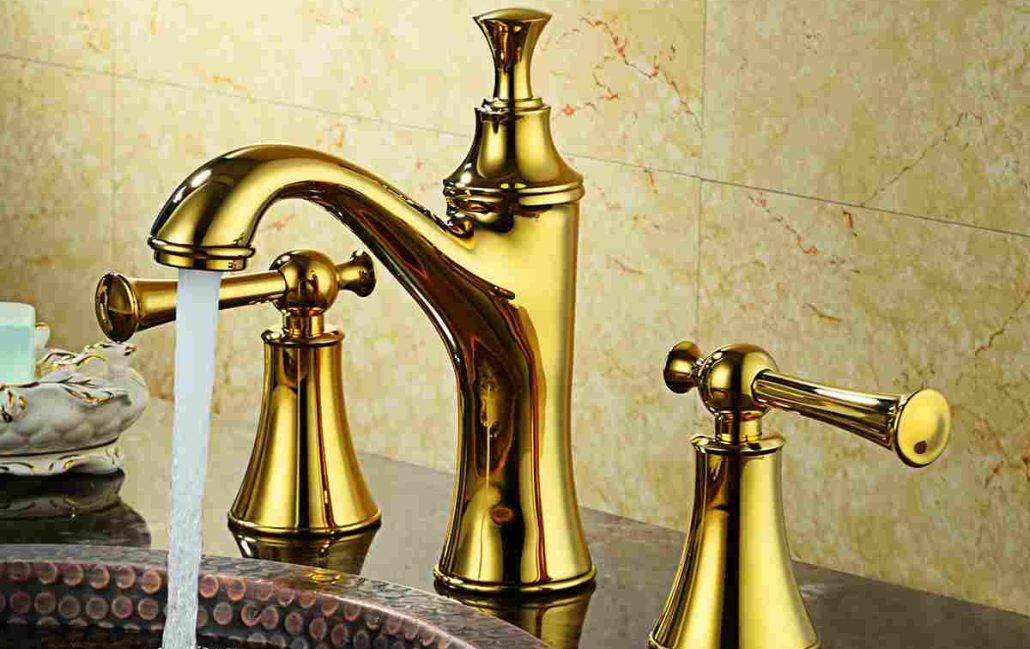  The price of gold bathroom taps from production to consumption 