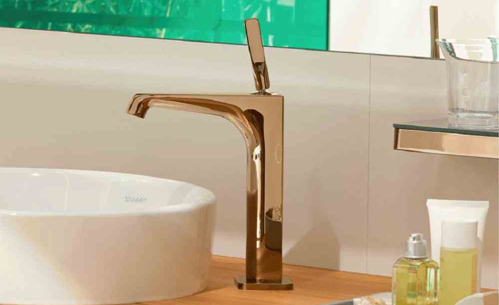  The price of gold bathroom taps from production to consumption 